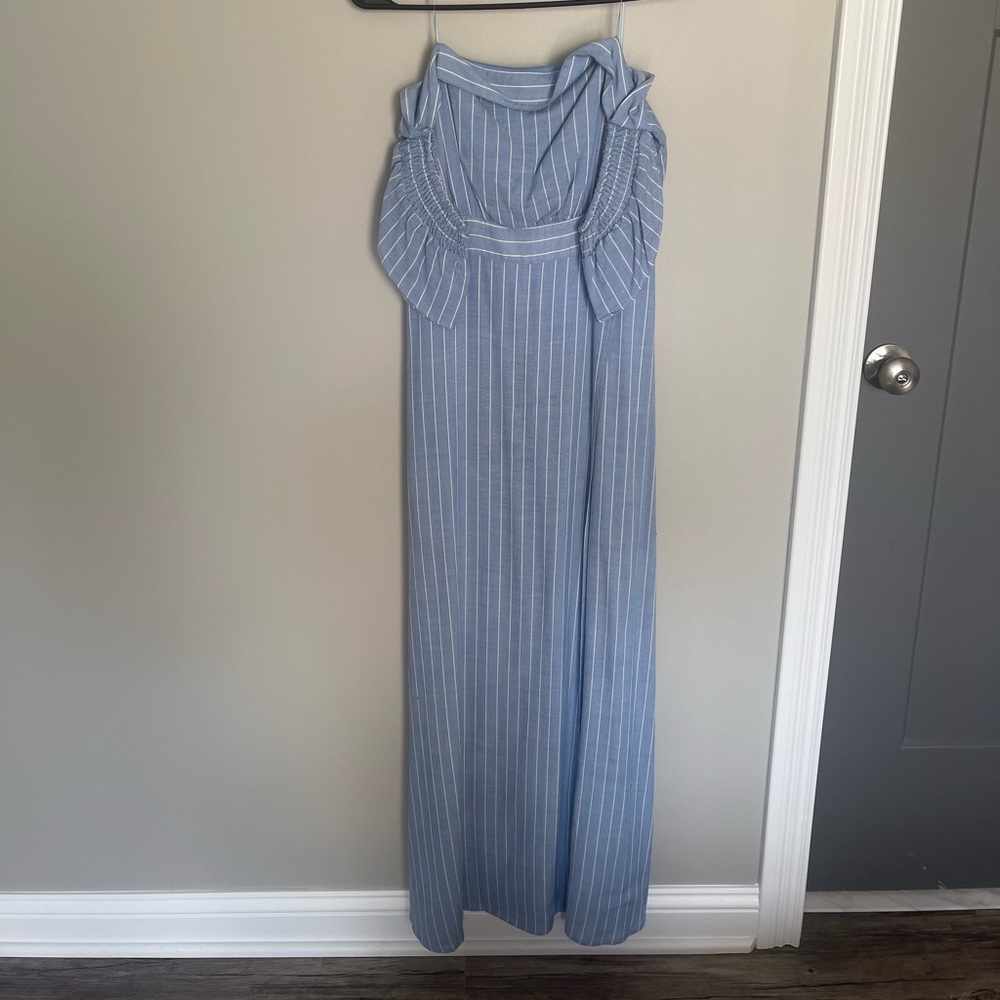 Off the shoulder maxi dress